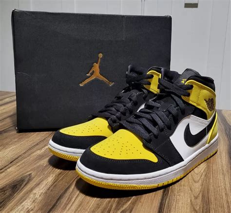 jordan yellow toe mid se